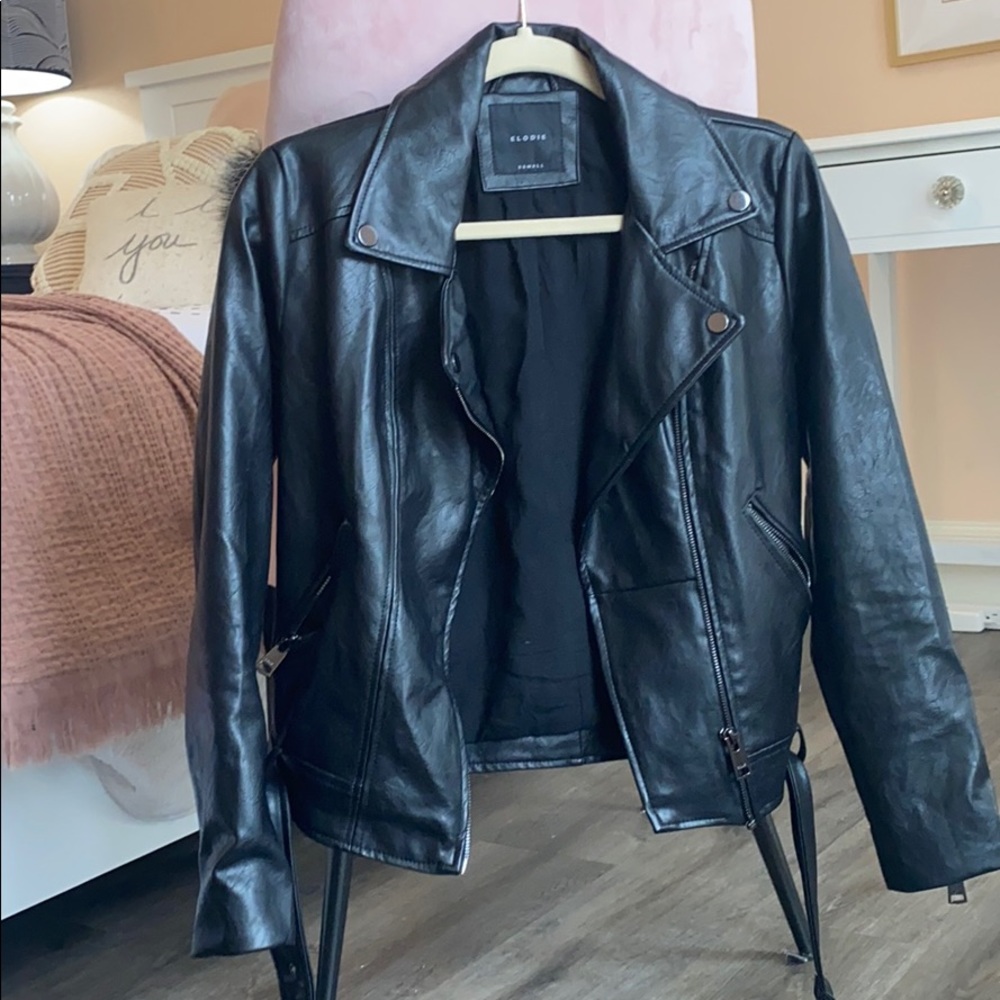 Faux Leather Jacket